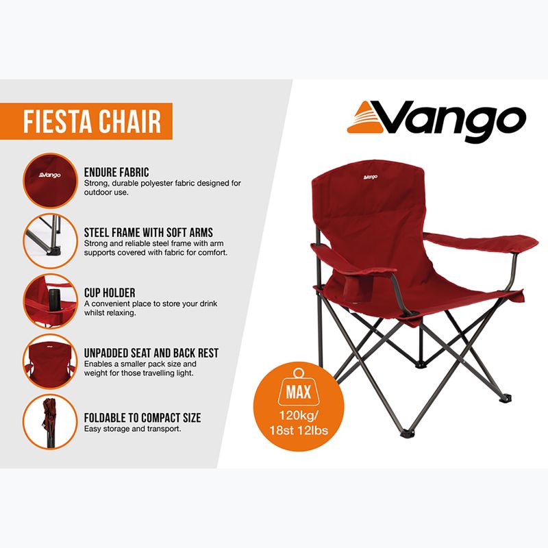 Vango Fiesta Wanderstuhl dunkel Herbst 7