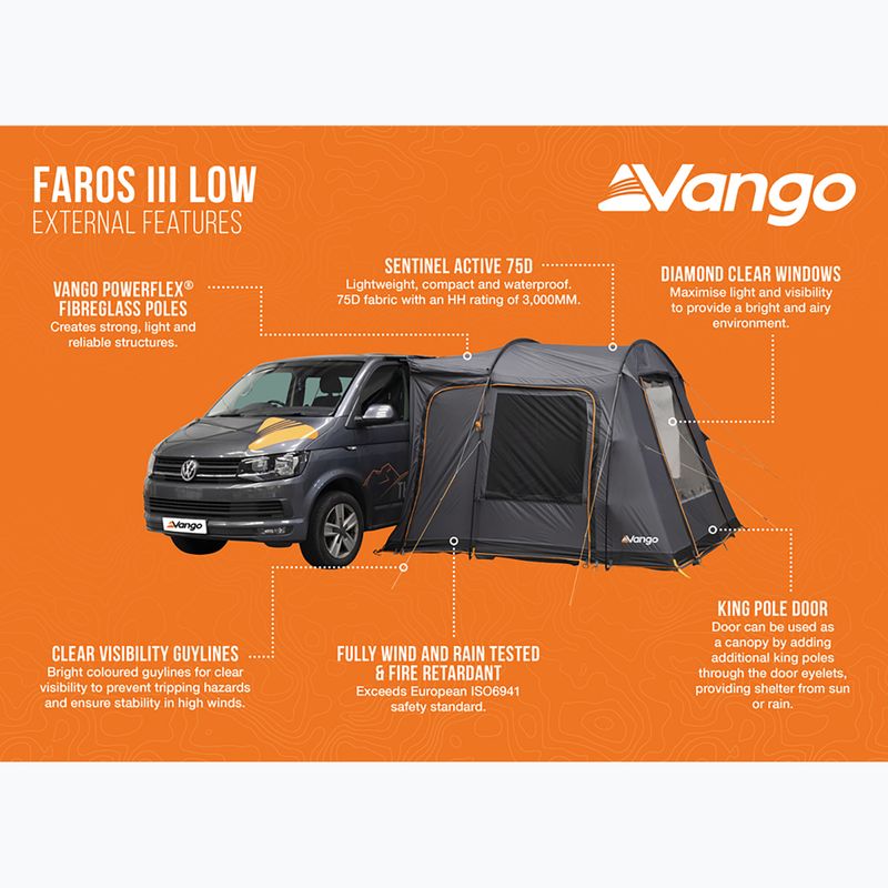 Vorzelt für Wohnmobil Vango Faros II Low smoke 11