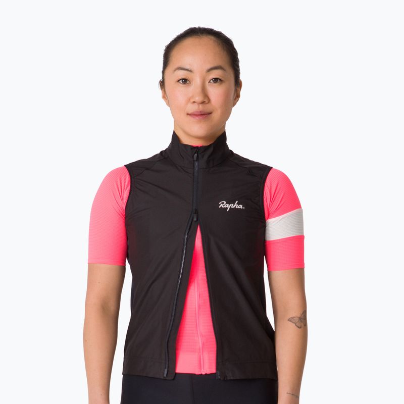 Damen Fahrradweste Rapha Core Gilet black/white