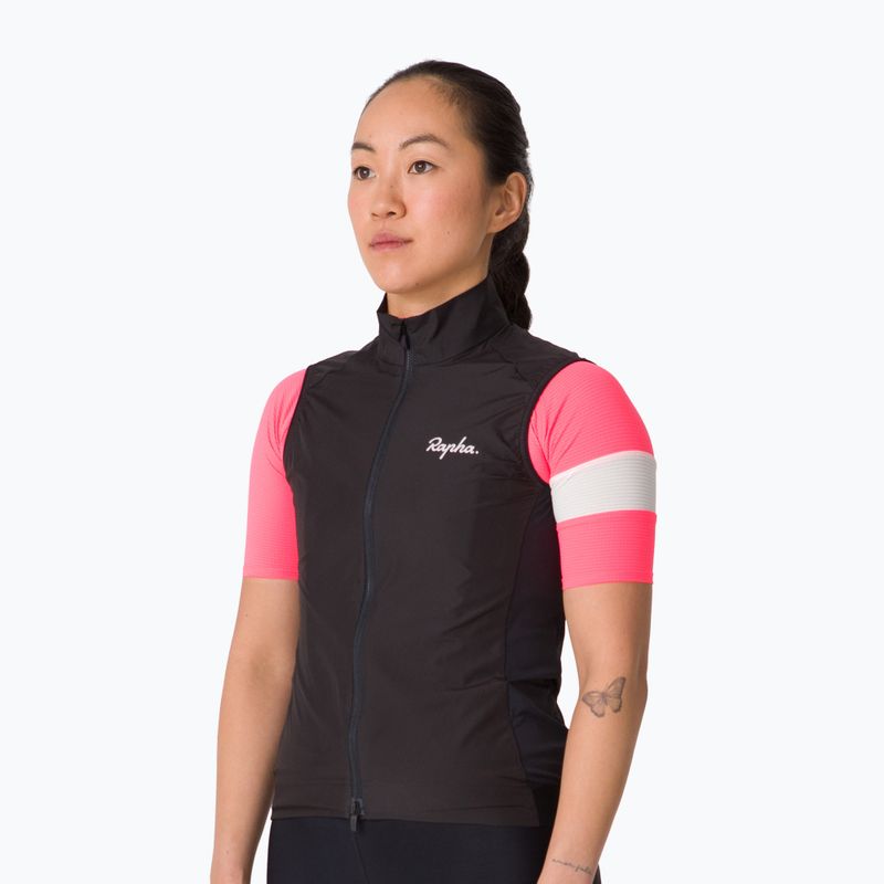 Damen Fahrradweste Rapha Core Gilet black/white 2