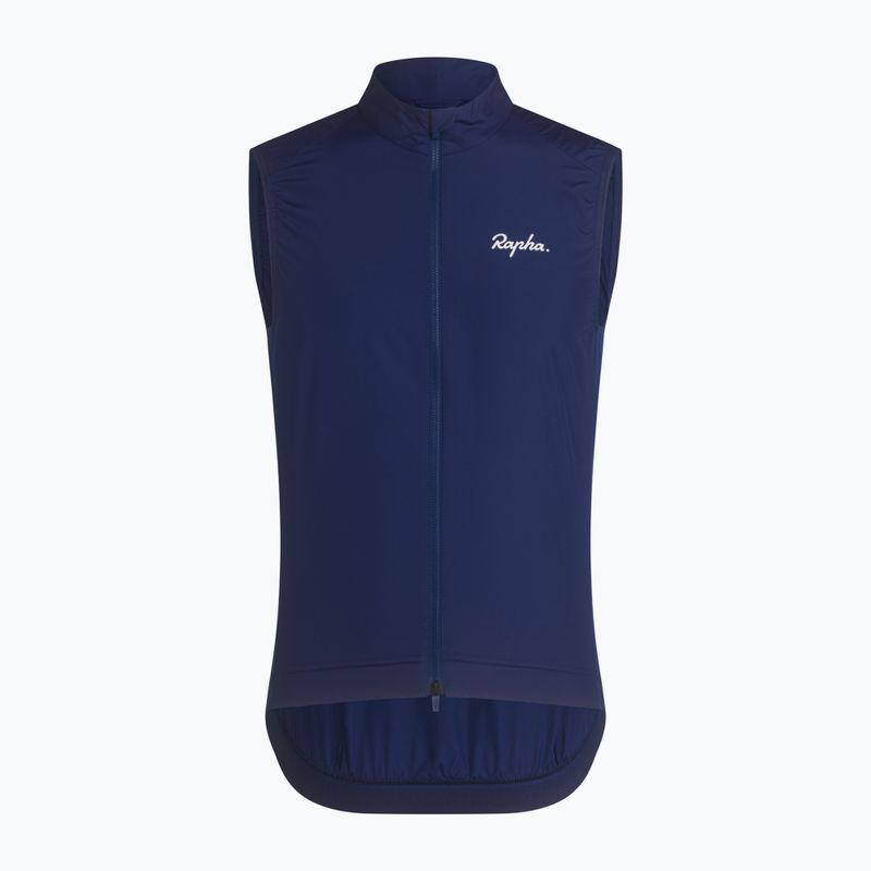 Herren-Fahrradweste Rapha Core Gilet Navy/White 5