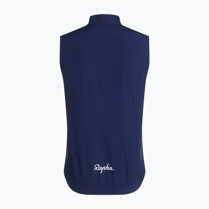 Herren-Fahrradweste Rapha Core Gilet Navy/White 6