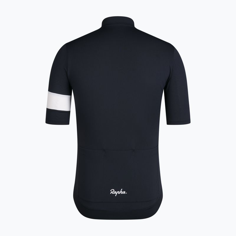 Herren-Fahrradtrikot Rapha Core Lightweight Jersey black/white 6