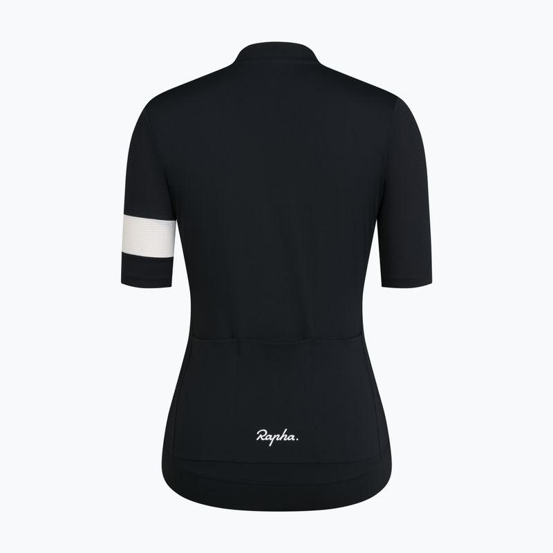 Damen-Fahrradtrikot Rapha Core Lightweight Jersey black/white 6