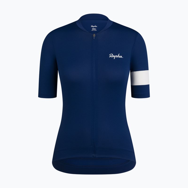 Damen-Fahrradtrikot Rapha Core Lightweight Jersey navy/white 5