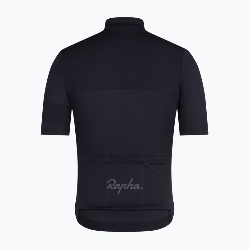 Herren-Fahrradtrikot Rapha Brevet Element Jersey black/dark grey 6