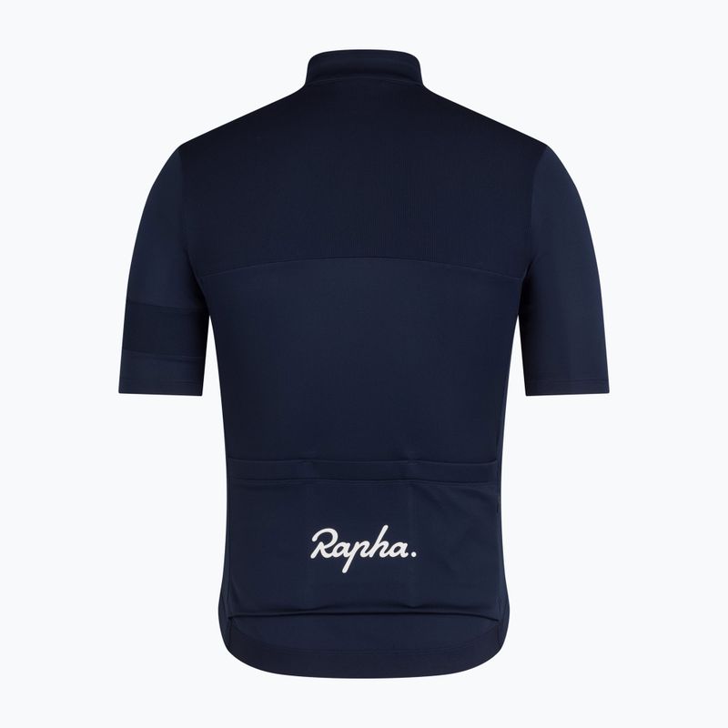 Herren-Fahrradtrikot Rapha Brevet Element Jersey dark navy/white 6