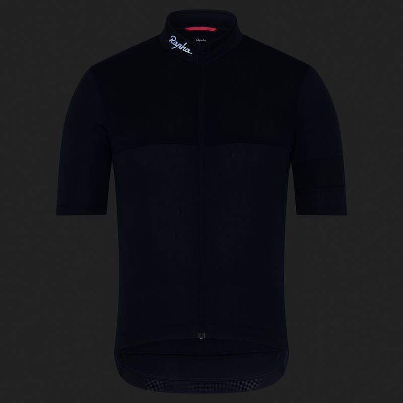 Herren-Fahrradtrikot Rapha Brevet Element Jersey dark navy/white 7