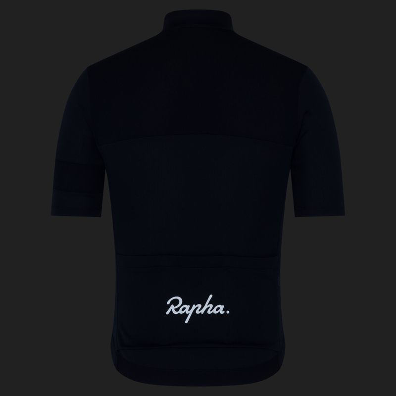 Herren-Fahrradtrikot Rapha Brevet Element Jersey dark navy/white 8