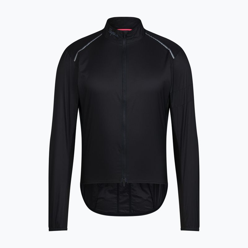 Herren-Fahrradjacke Rapha Brevet Element Wind Jacket black/grey 5