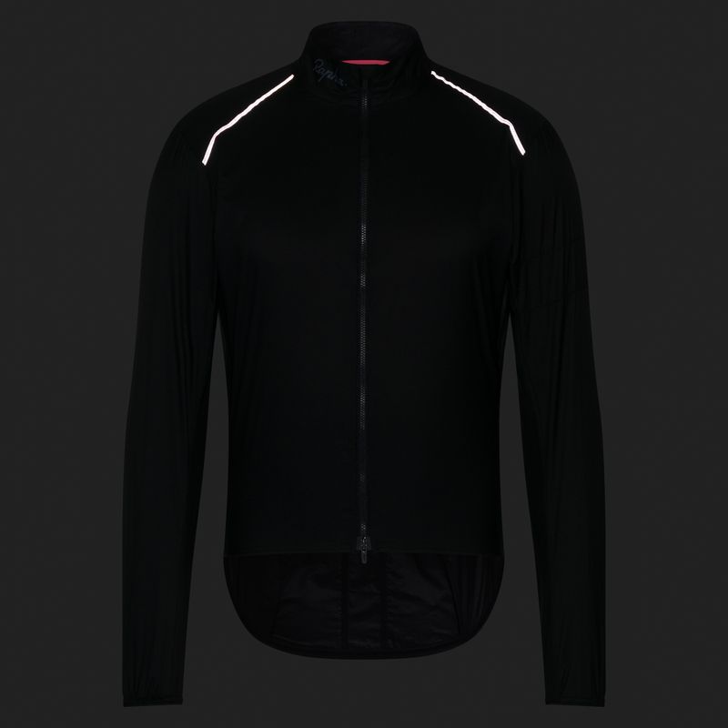 Herren-Fahrradjacke Rapha Brevet Element Wind Jacket black/grey 7