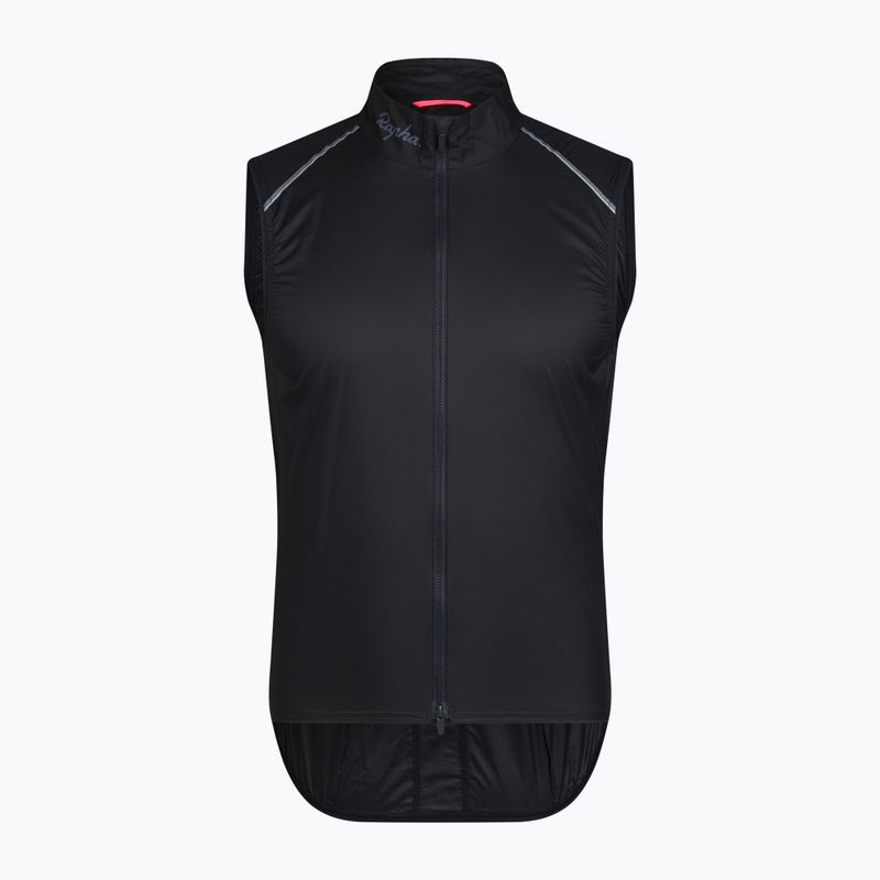 Herren-Fahrradweste Rapha Brevet Element Wind Gilet black/grey 5