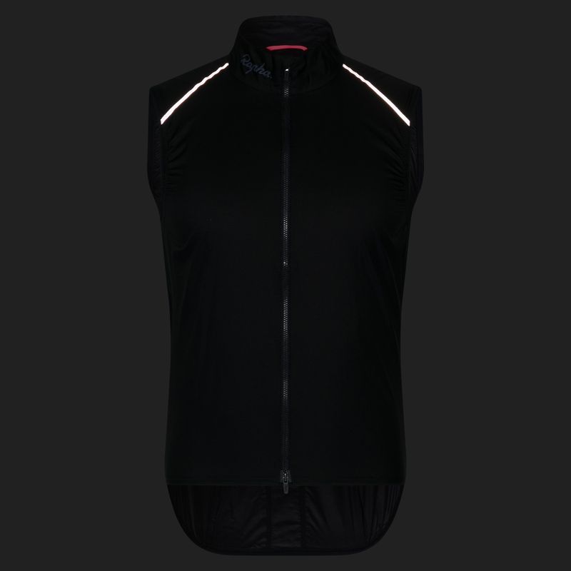 Herren-Fahrradweste Rapha Brevet Element Wind Gilet black/grey 7