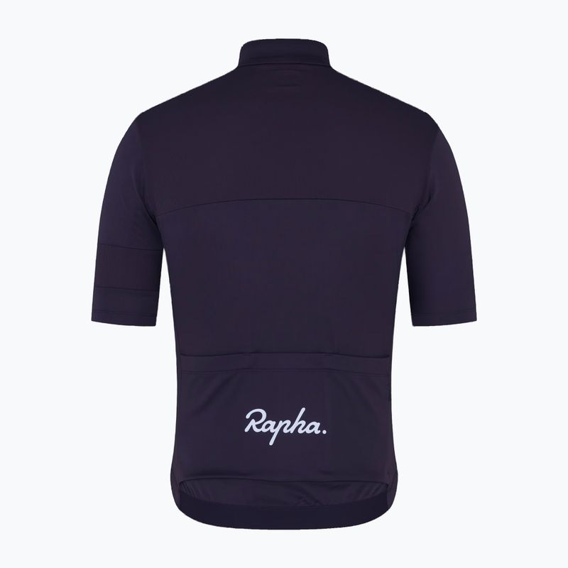 Herren-Fahrradtrikot Rapha Brevet Element Jersey dusted lilac/black 2