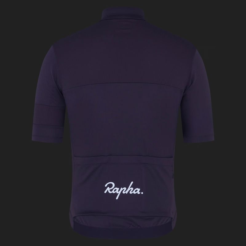 Herren-Fahrradtrikot Rapha Brevet Element Jersey dusted lilac/black 4