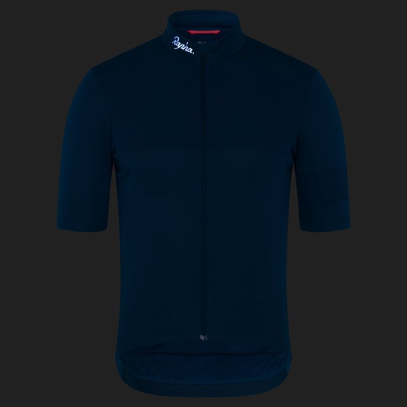 Herren-Fahrradtrikot Rapha Brevet Element Jersey jewelled blue/navy 3