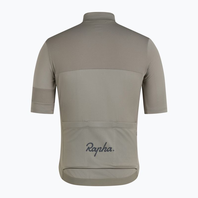 Herren-Fahrradtrikot Rapha Brevet Element Jersey khaki/black 4