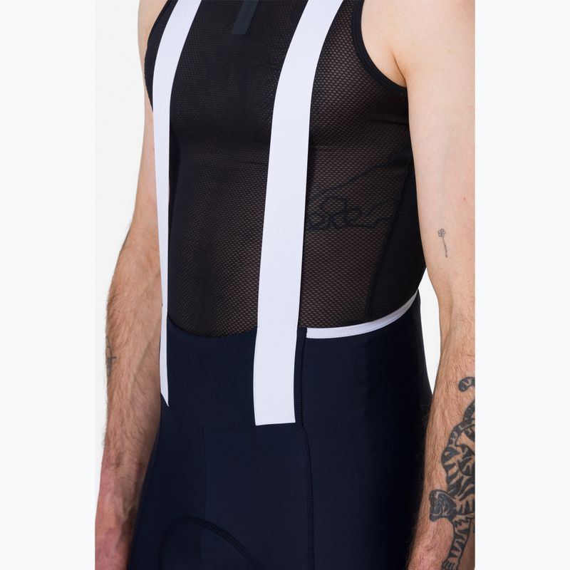 Herren-Radhose Rapha Brevet Element Cargo Bib Shorts dark navy/white 3