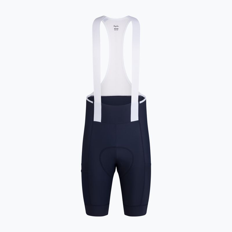 Herren-Radhose Rapha Brevet Element Cargo Bib Shorts dark navy/white 5