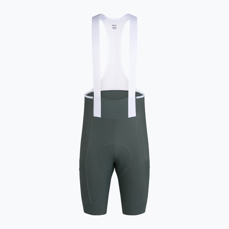 Herren-Radhose Rapha Brevet Element Cargo Bib Shorts onyx/white 5