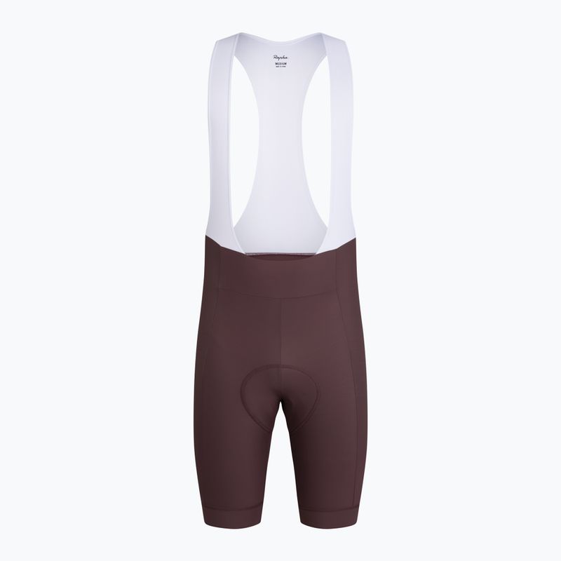 Herren-Radhose Rapha Core Bib Shorts huckleberry / white