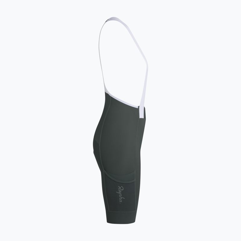 Damen-Radshorts Rapha Brevet Element Cargo Bib Shorts onyx/white 4