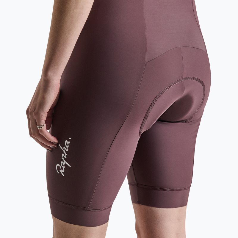 Damen-Radshorts Rapha Core Bib Shorts huckleberry/white 4