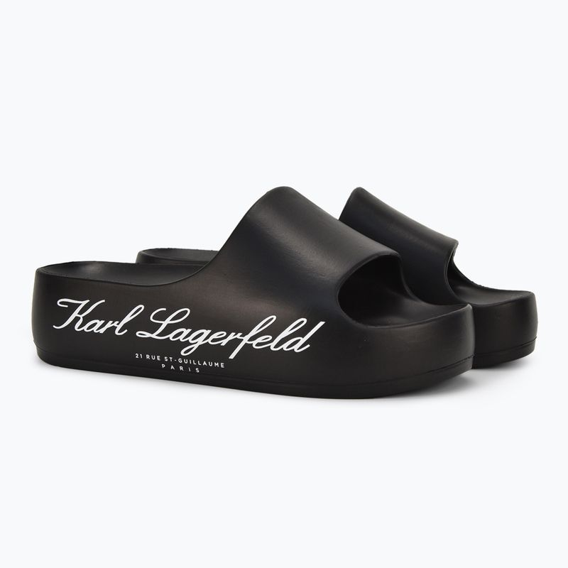 Damen Flip-Flops KARL LAGERFELD Kobo II Hotel Logo schwarz eco eva 9