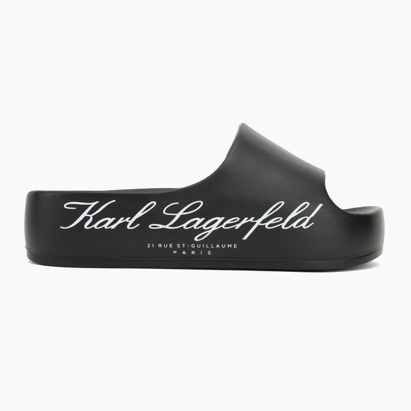 Damen Flip-Flops KARL LAGERFELD Kobo II Hotel Logo schwarz eco eva 2