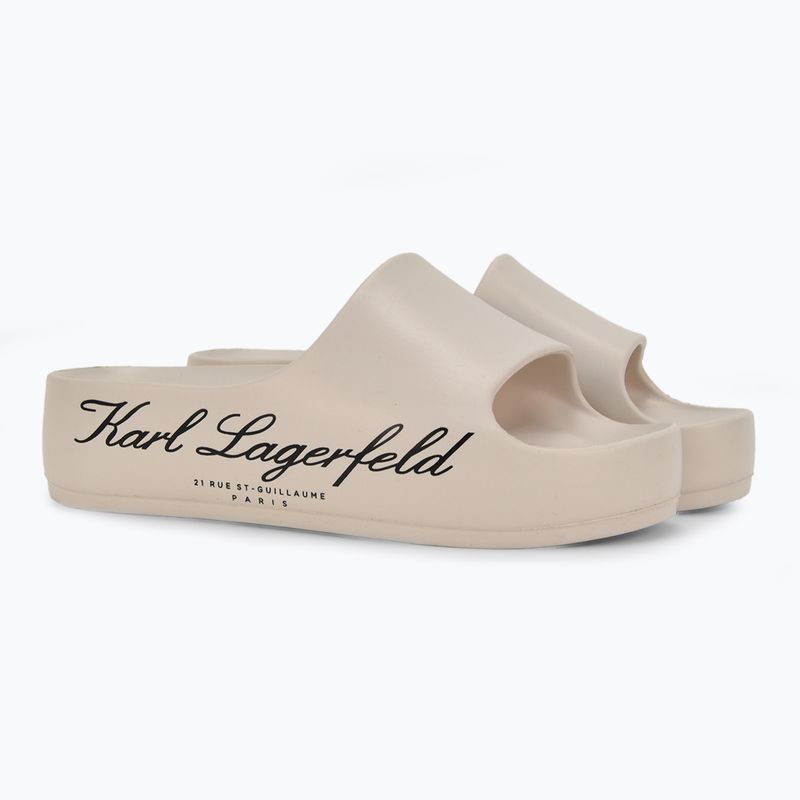 Damen Flip-Flops KARL LAGERFELD Kobo II Hotel Logo off white eco eva 2