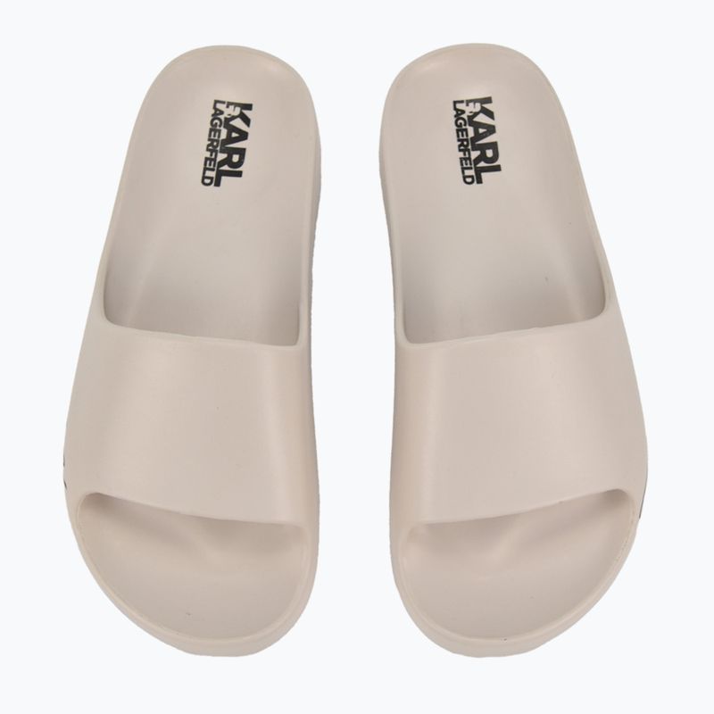 Damen Flip-Flops KARL LAGERFELD Kobo II Hotel Logo off white eco eva 4