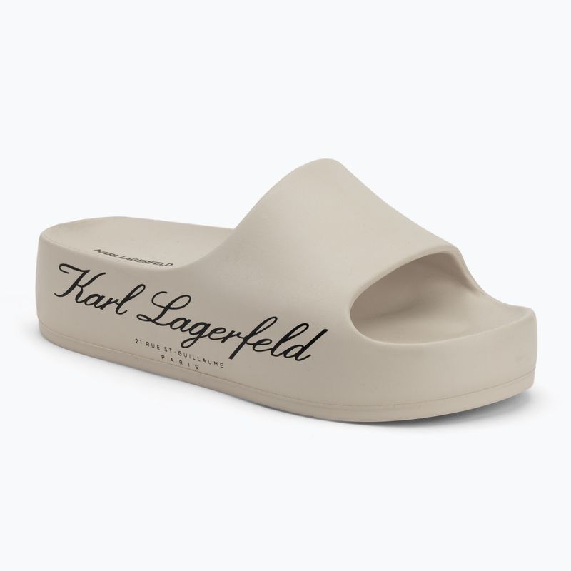 Damen Flip-Flops KARL LAGERFELD Kobo II Hotel Logo off white eco eva