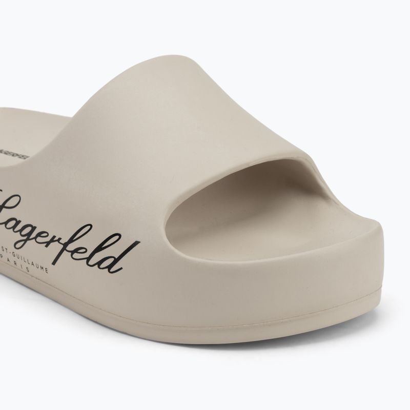 Damen Flip-Flops KARL LAGERFELD Kobo II Hotel Logo off white eco eva 7