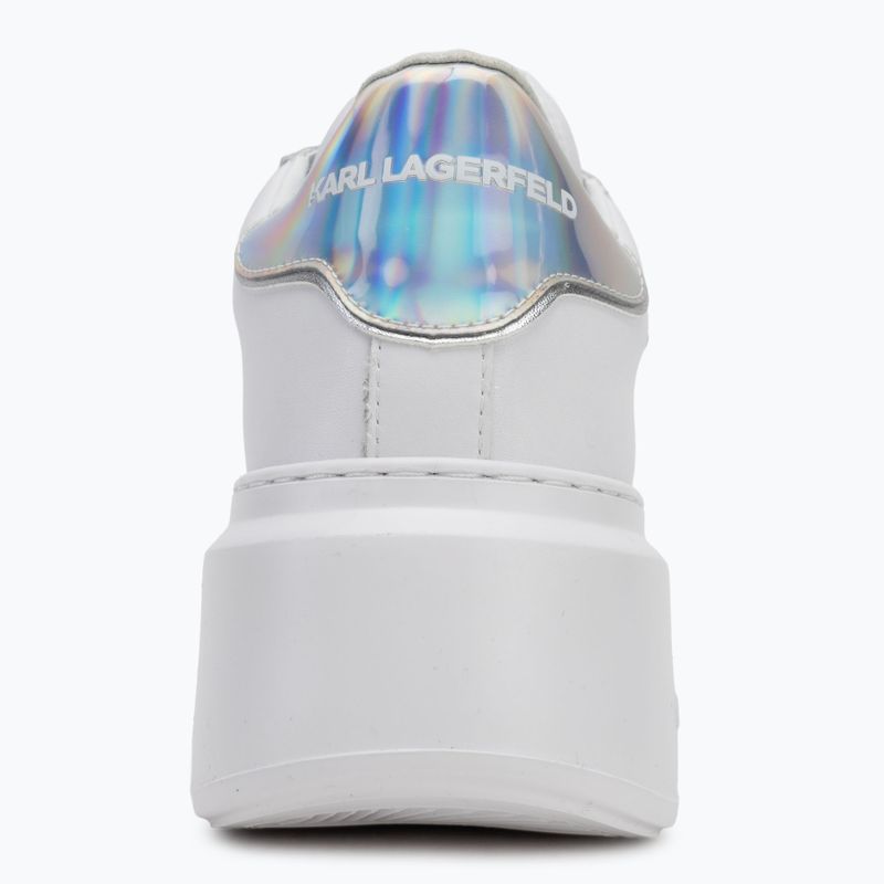 KARL LAGERFELD Damen Schuhe Anakapri Signia weißes Leder m/Silber 6