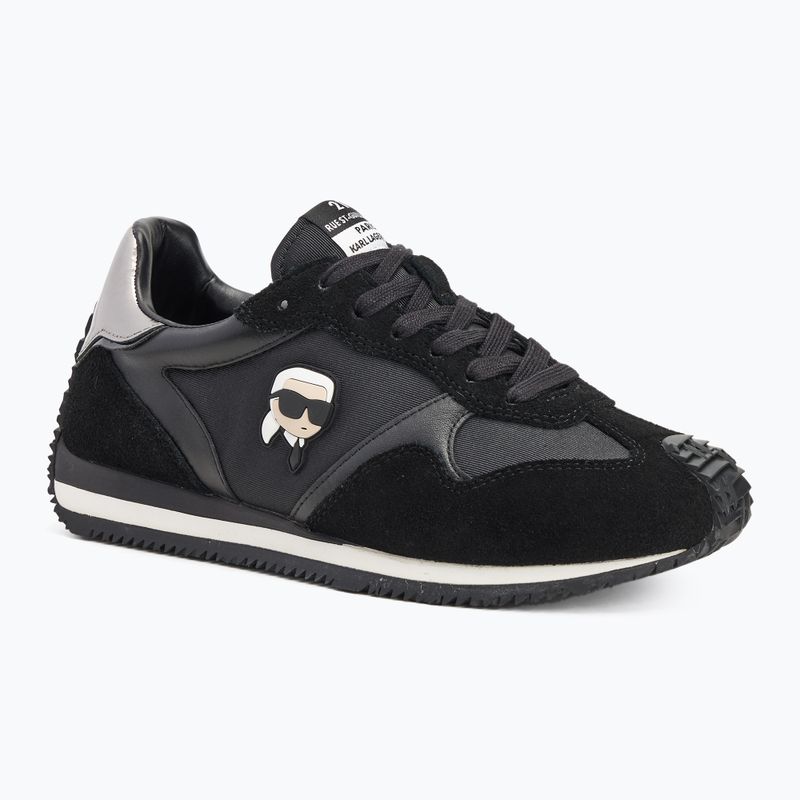 Schuhe Damen KARL LAGERFELD Velocette Embro Nft black leather/textile