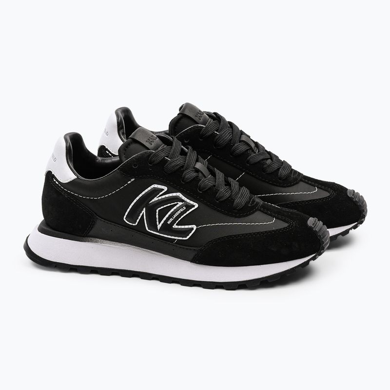 KARL LAGERFELD Damen Schuhe Kairo Kl Sidetrim schwarz Leder/Textille 2