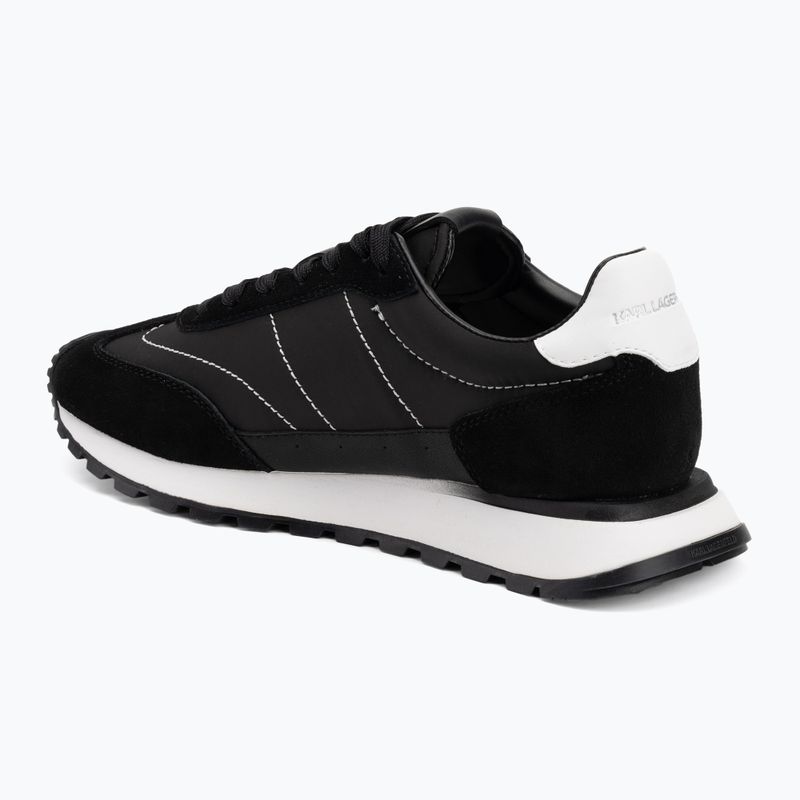 KARL LAGERFELD Damen Schuhe Kairo Kl Sidetrim schwarz Leder/Textille 3