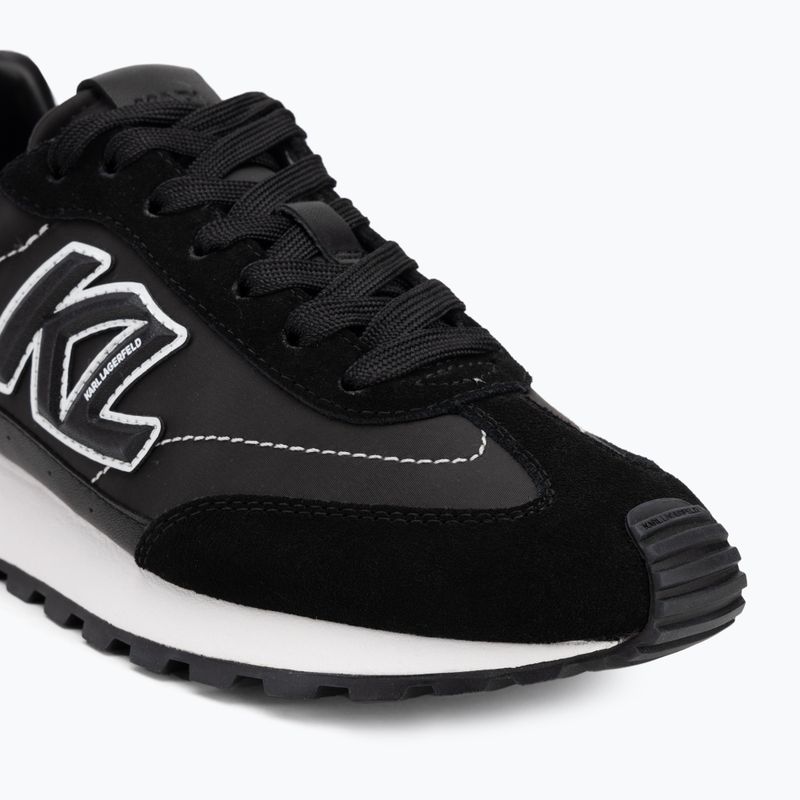 KARL LAGERFELD Damen Schuhe Kairo Kl Sidetrim schwarz Leder/Textille 7