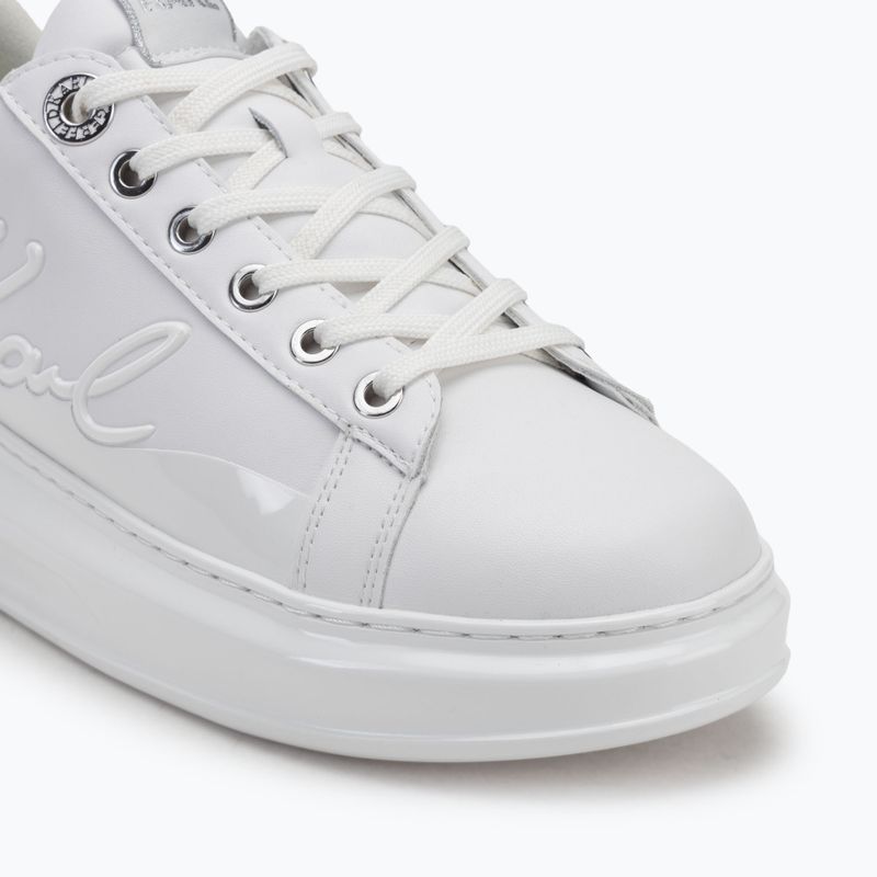 Damenschuhe KARL LAGERFELD Kapri Signia Shine weißes Leder/mono 7