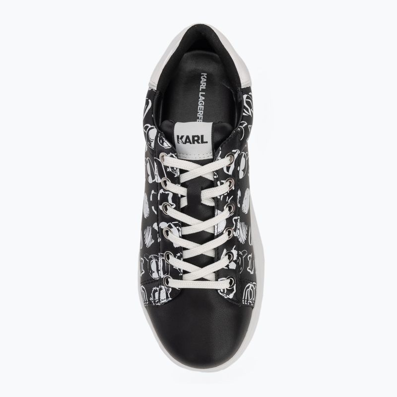Schuhe Damen KARL LAGERFELD Kapri Twin Nft Graffiti black/white leather 5