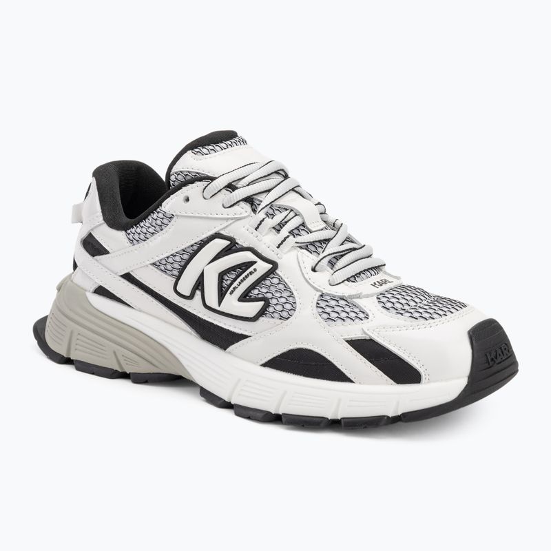 KARL LAGERFELD Damen Schuhe Orion Sidetrim schwarz Leder/Textil m/weiß