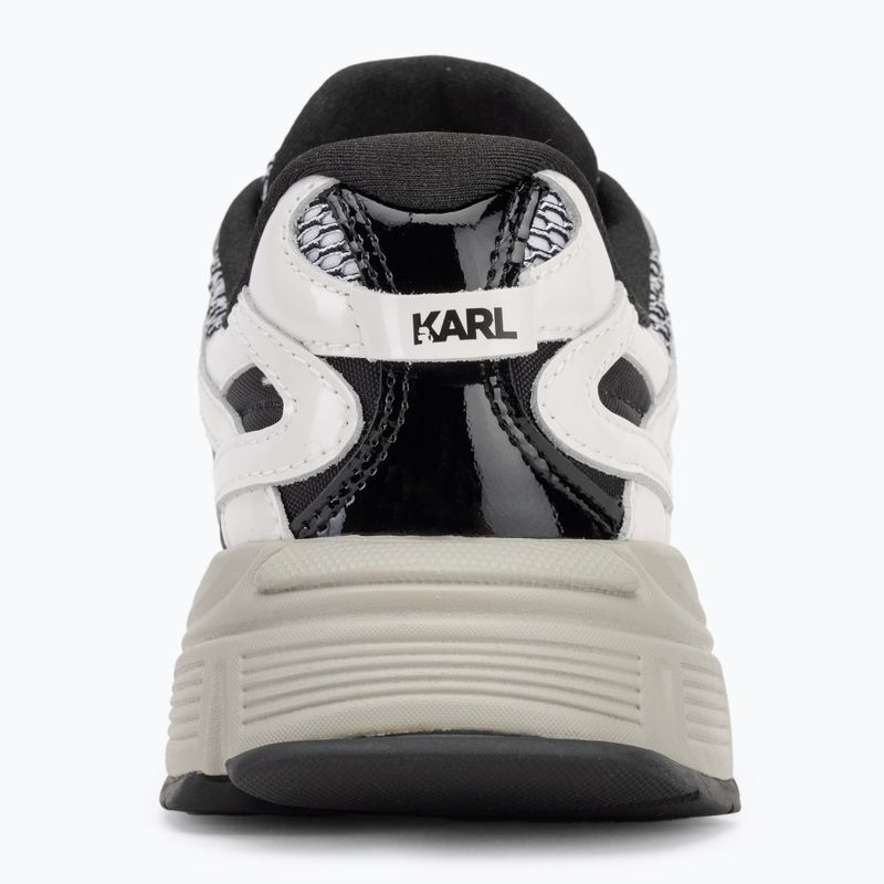 KARL LAGERFELD Damen Schuhe Orion Sidetrim schwarz Leder/Textil m/weiß 6