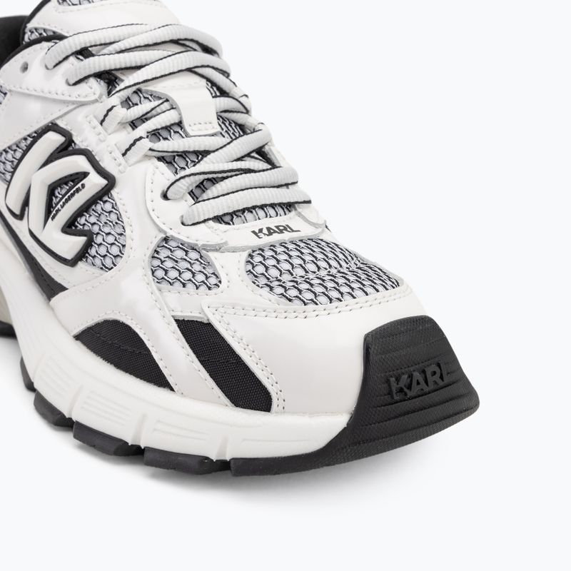 KARL LAGERFELD Damen Schuhe Orion Sidetrim schwarz Leder/Textil m/weiß 7