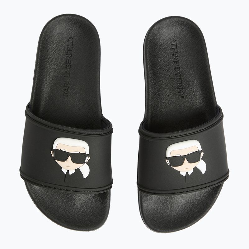 KARL LAGERFELD Damen Flip-Flops Kondo 2.0 NFT schwarz Gummi 4