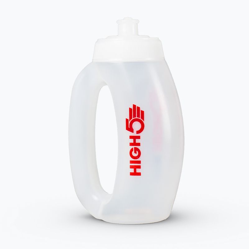 Trinkflasche High5 Run 350 ml white/red