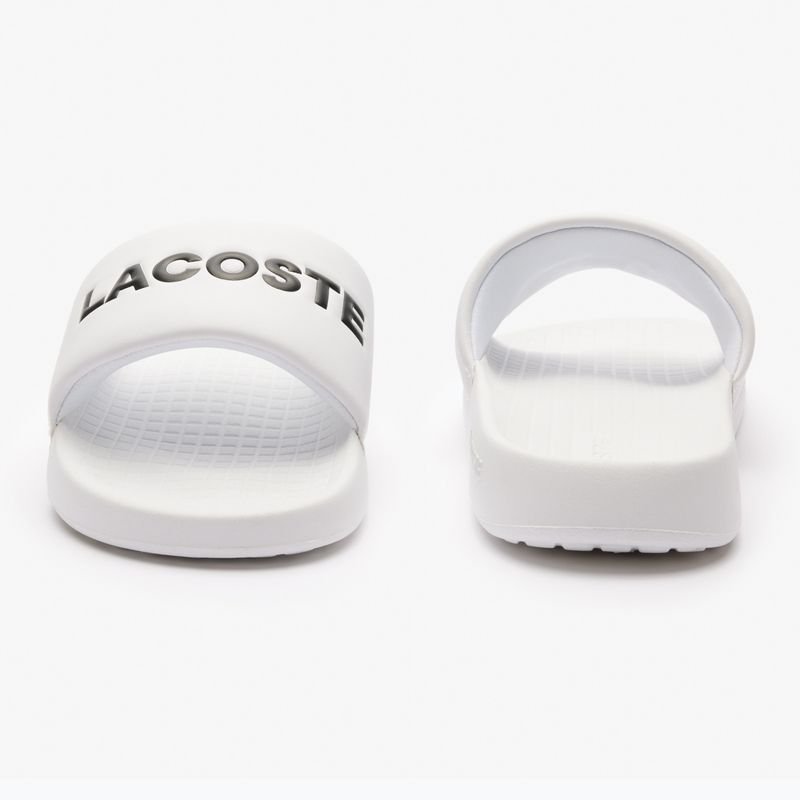 Slides Schlappen  Herren Lacoste 47CMA0025 white/black 8