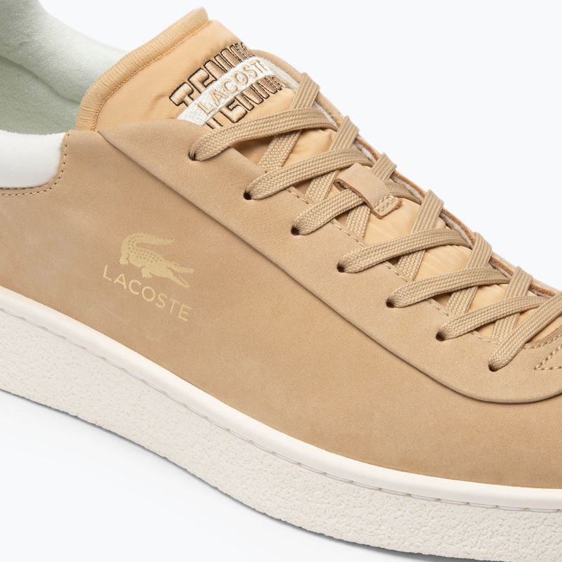 Lacoste Herrenschuhe 47SMA0040 hellbraun/off white 14