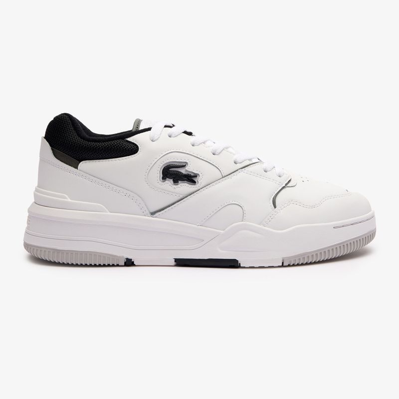Herrenschuhe Lacoste Lineshot Contrasted Collar Leather white/black 9
