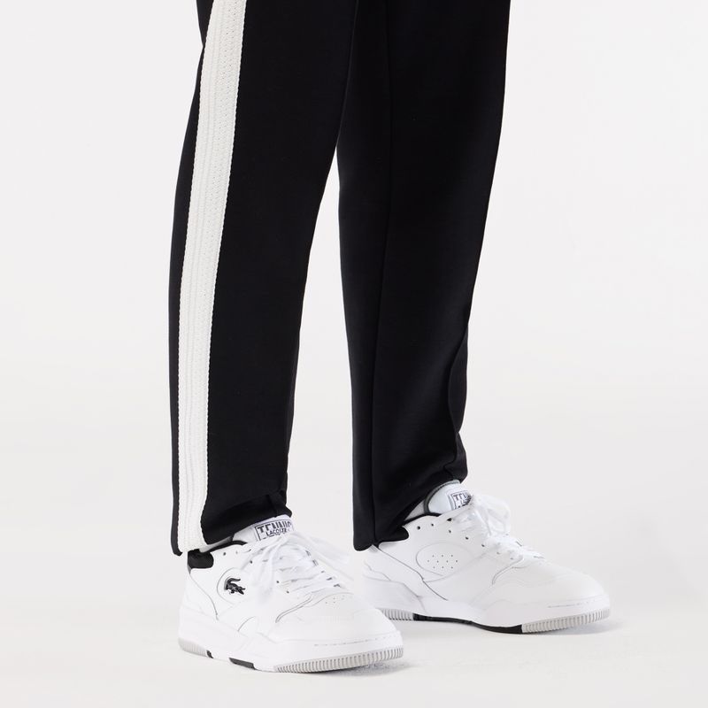 Herrenschuhe Lacoste Lineshot Contrasted Collar Leather white/black 14