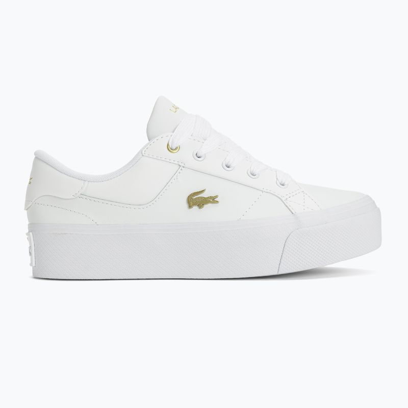 Lacoste Damen Schuhe 47CFA0005 weiß/gold 2